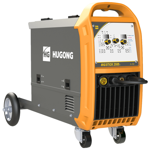 Сварочный полуавтомат HUGONG MIG/STICK 250D III сварочный полуавтомат hugong extremig 160w iii hugong