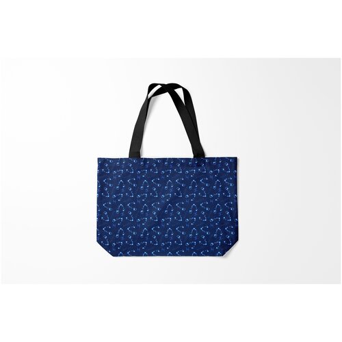 фото Сумка-шоппер / 46х35 см / знаки зодиака / рыбы burnettie