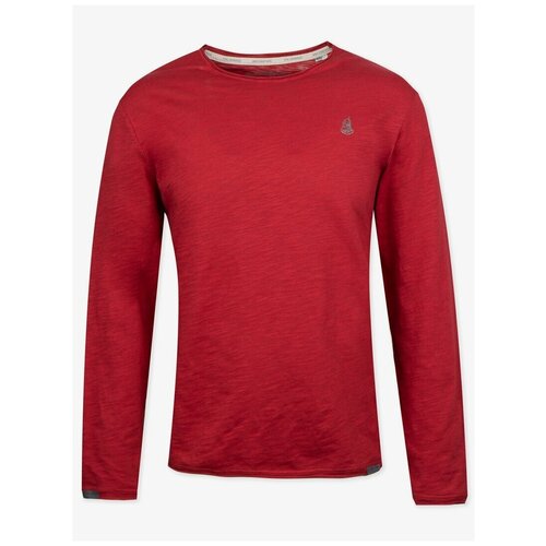 фото Лонгслив великоросс однотонный r ворот (округлый) с дизайнерскими краями белый 52