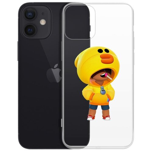 фото Чехол-накладка clear case brawl stars-леон салли для iphone 12 mini krutoff group