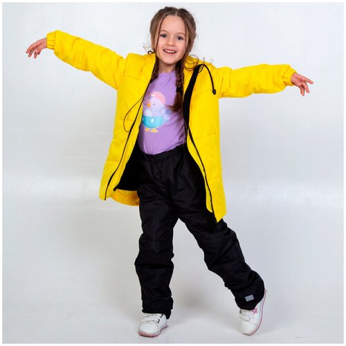 фото Tw21-663051202 зимняя куртка, желтый (116) tuot