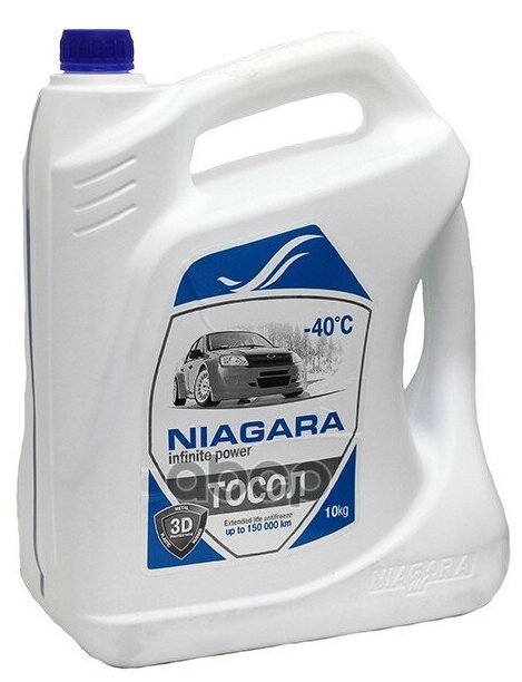 Жидкость охлаждающая тосол Niagara А-40М 10 кг.