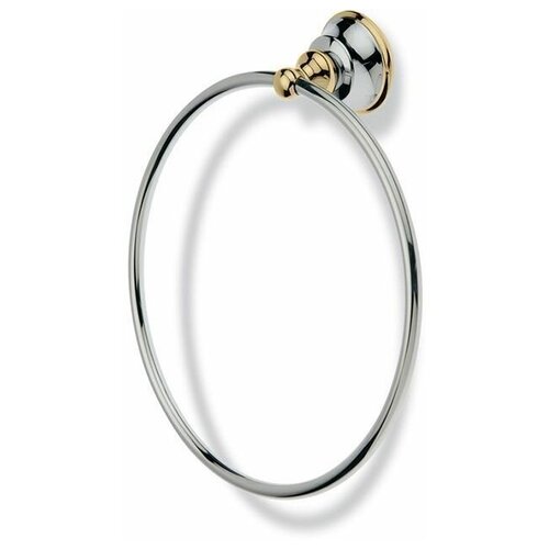 фото Полотенцедержатель stilhaus smart кольцо, хром - золото