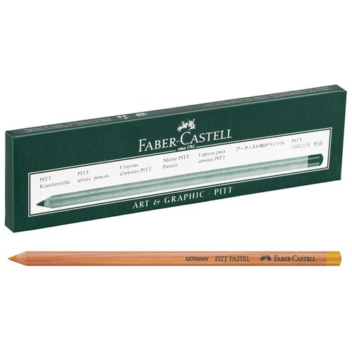 Faber-Castell Пастельный карандаш Pitt Pastel, 6 шт., 183 светло-желтая охра