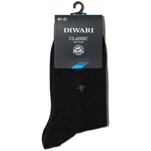 Носки Diwari, размер 25, черный носки diwari active короткие размер 25 голубой