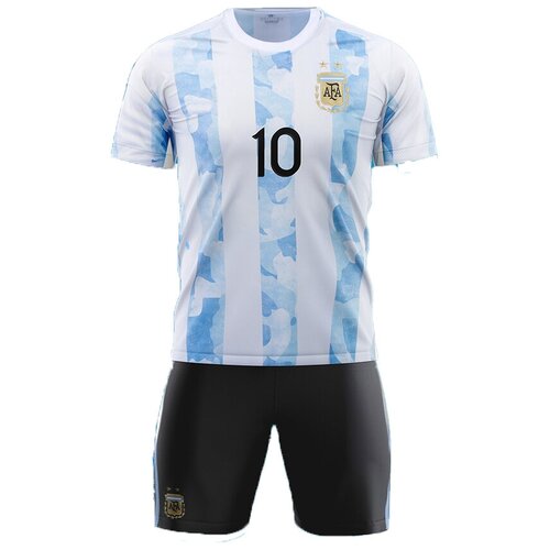 Футбольная форма Месси Сборная Аргентины Размер 22 Рост (128-134) Цвет (белый)