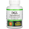 Natural Factors DGL Deglycyrrhizinated Licorice Root Extract (глицирризинат экстракта из корня солодки) 90 жевательных таблеток - изображение