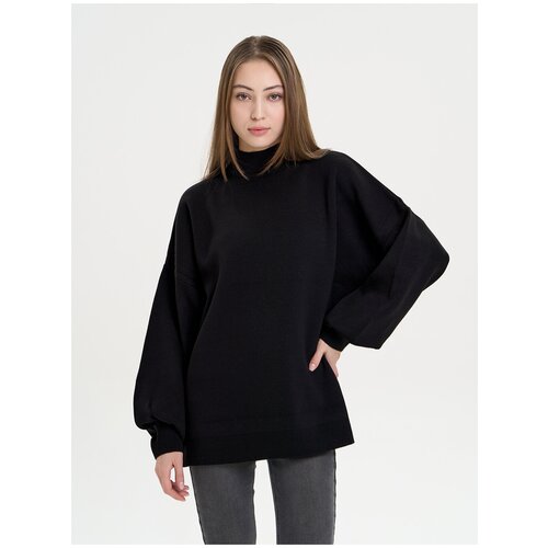 фото Свитер melle, размер one size, черный