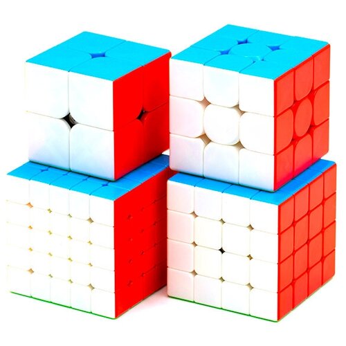 фото Головоломки moyu набор кубиков meilong 2x2-5x5 цветной