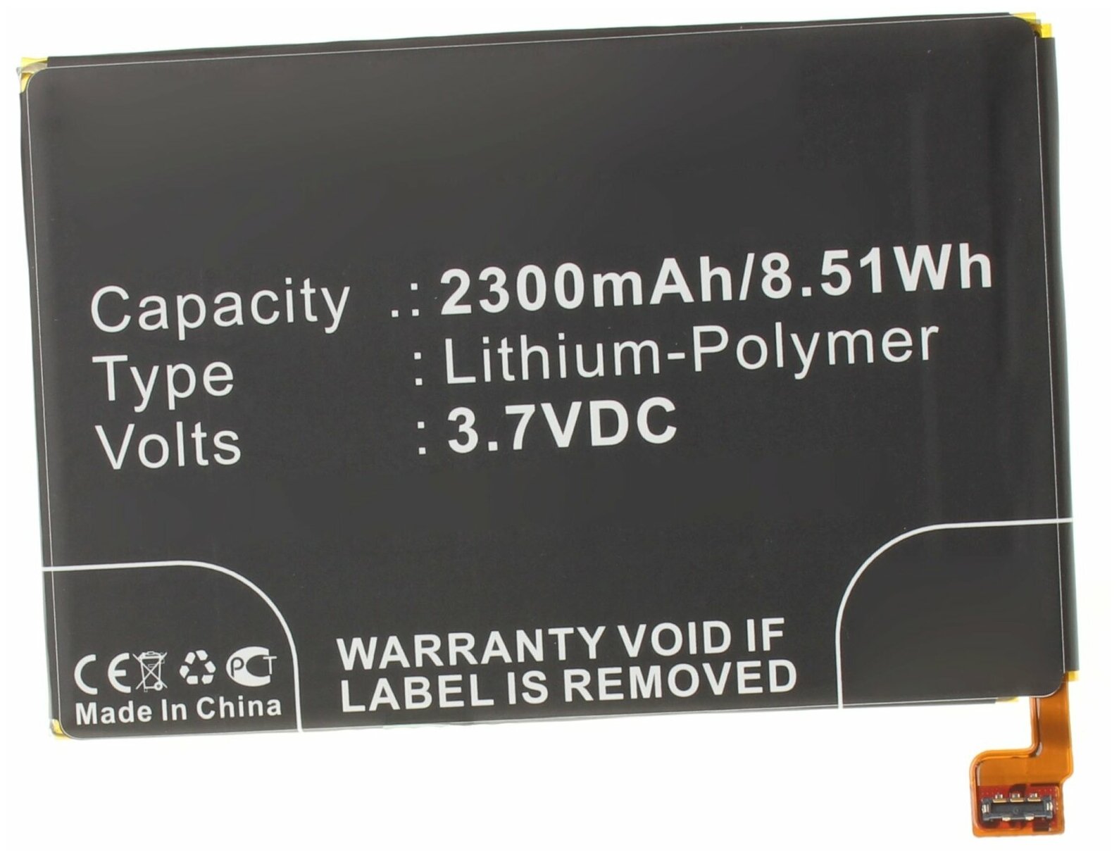 Аккумулятор iBatt iB-U1-M614 2300mAh для Sony Xperia X, Xperia ZL (C6502, C6503, LT35i), Xperia ZL LTE (C6506), Xperia ZQ (C6503),