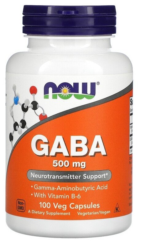 NOW GABA 500 mg (100 )