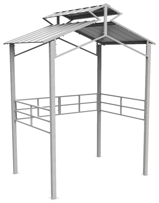 Павильон с крышей Grillux для гриля "Rain W", 178.9х119.8х240.2 см