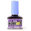 MR. HOBBY Mr. Cement SPB, Супер жидкий клей для сборных моделей, Быстросхватывающий Черный, 40мл - изображение