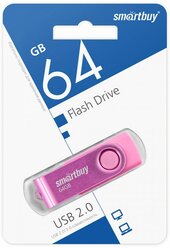 UFD 2.0 Smartbuy 064GB Twist Pink (SB064GB2TWP)
