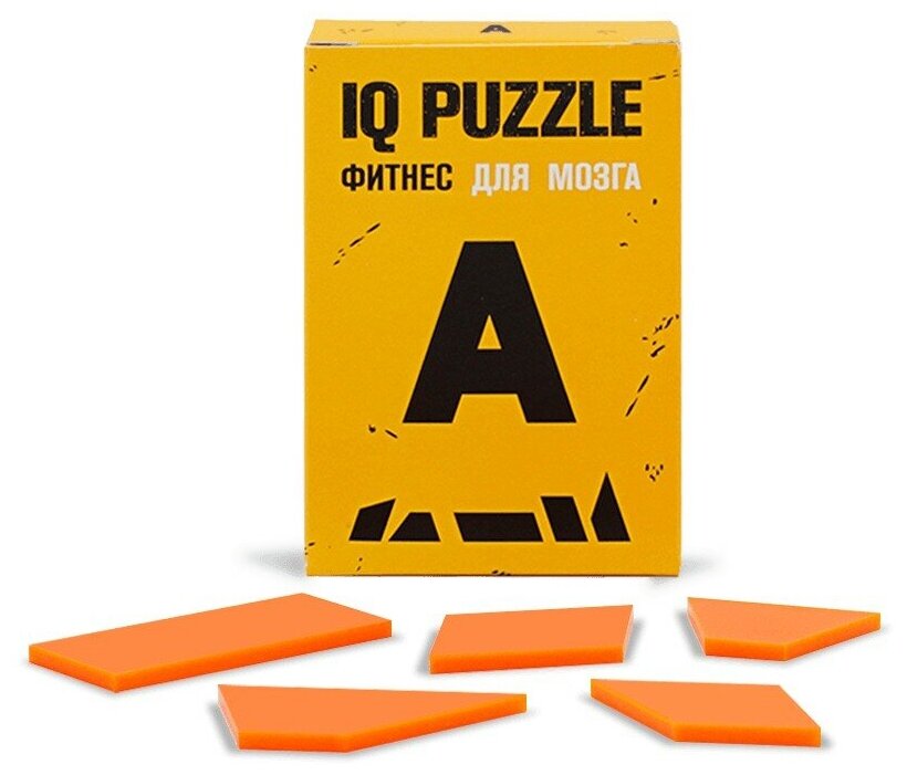 IQ PUZZLE Буква А (5 Деталей)