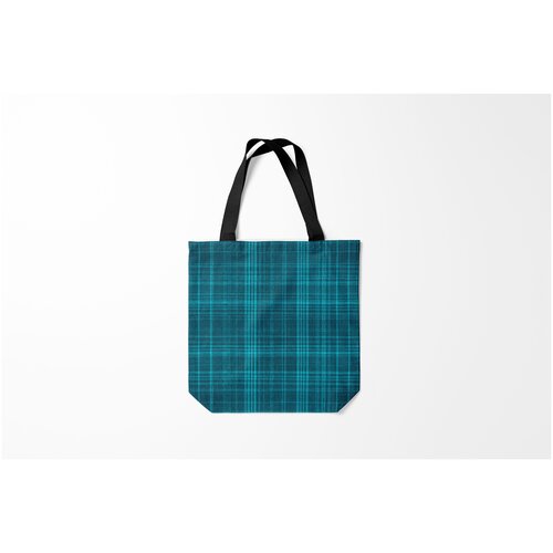 фото Сумка-шоппер / 40х40 см / девушкам / прикольные зеленая форма burnettie