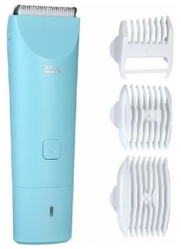 Машинка для стрижки детей lusn Mute Baby Electric Hair Clipper Trimmer Green - фотография № 2