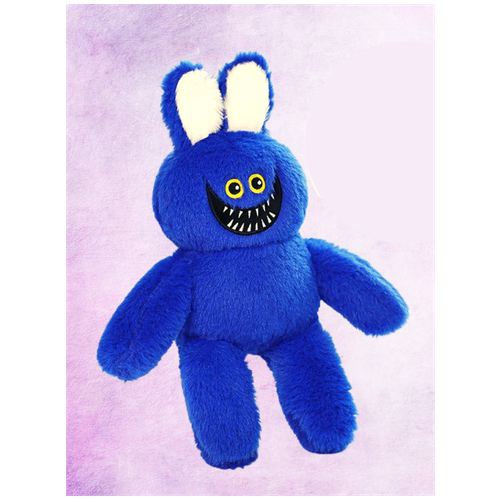 Купить Мягкая игрушка Хаги Ваги Кролик Мака 25 см из компьютерной игры Попи Плейтайм, голубой/розовый, искусственный мех, female