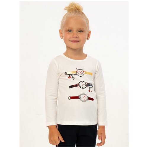 фото Лонгслив l'addobbo, хлопок, размер 86, белый