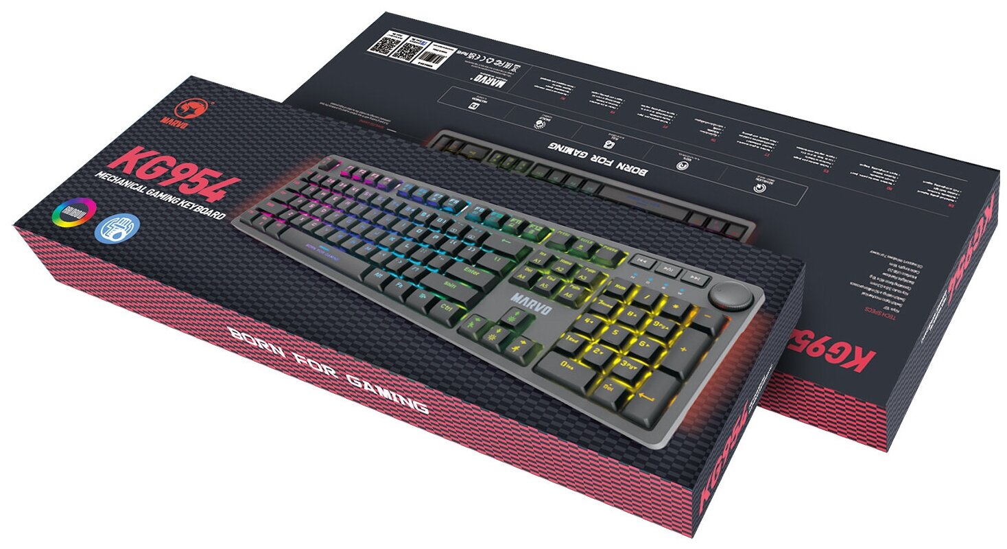 Клавиатура Marvo игровая KG954 с подсветкой для PC