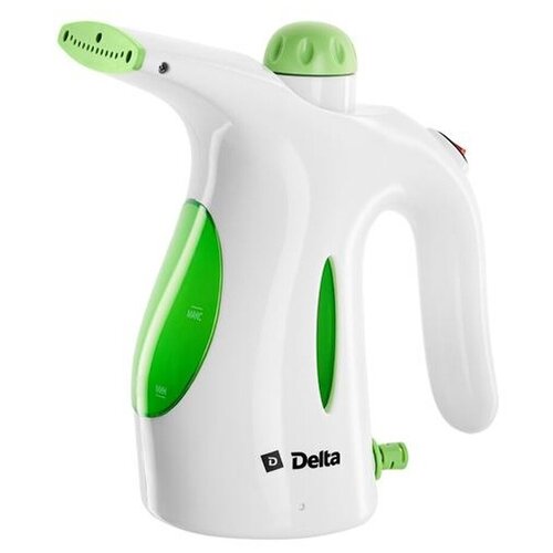 Отпариватель DELTA DL-655P белый с зеленым 600Вт резервуар для воды - 260мл 412000₽