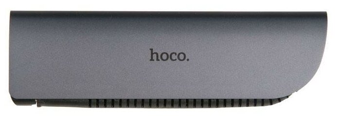 USB-концентратор HOCO HB13 3 USB выхода Type-C HDMI кабель Type-C цвет серый