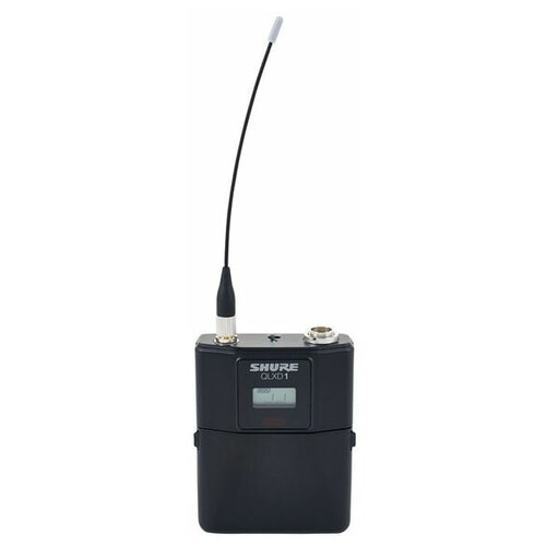 SHURE QLXD1 G51 портативный поясной передатчик QLXD, частотный диапазон 470-534 МГц shure ua860swb 470 1100mhz полуволновая антенна для всех приемников shure