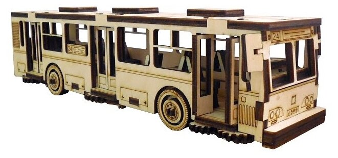 Сборная модель/деревянный конструктор - автобус СДМ-51К