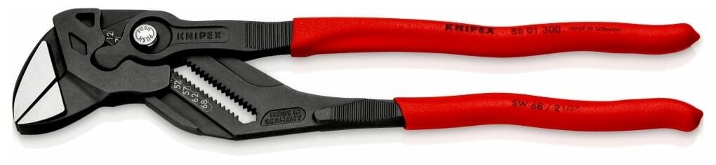 KNIPEX Клещи переставные-гаечный ключ 300 мм KNIPEX KN-8601300SB