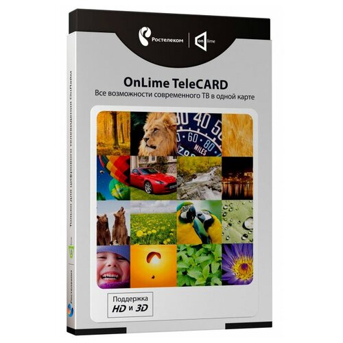 Комплект цифрового телевидения Ростелеком OnLime TeleCard