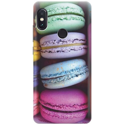 фото Gosso ультратонкий силиконовый чехол-накладка для xiaomi redmi note 5 с принтом "макаруны"
