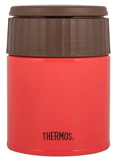 Термос Thermos JBQ-400-PCH, 0.4л, красный/ коричневый [924681]