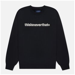 Мужская толстовка thisisneverthat T-Logo Basic Crew Neck чёрный , Размер L