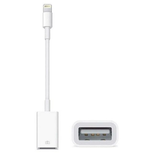 Адаптер Lightning-USB Совместим с iOS(Lightning to USB Camera Adapter) apple lightning to usb 3 camera adapter mk0w2