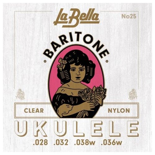 Набор струн La Bella BARITONE 25, 1 уп. струны для укулеле баритон la bella ukulele 25