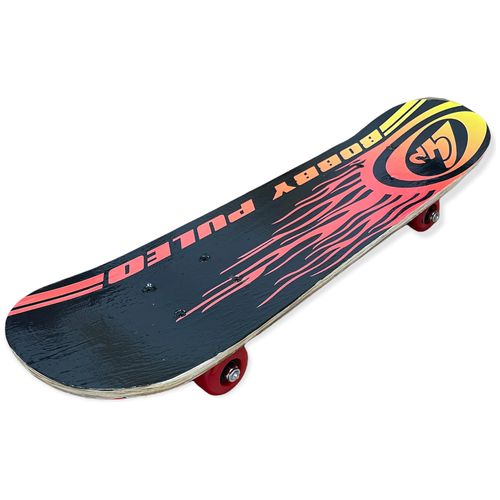 Скейт борд детский деревянный 59*14 см / пенни борд / лонгборд / skateboard / мини круизер красный