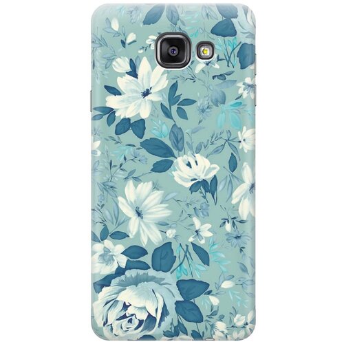 фото Re:pa накладка transparent для samsung galaxy a7 (2016) с принтом "цветы на голубом"
