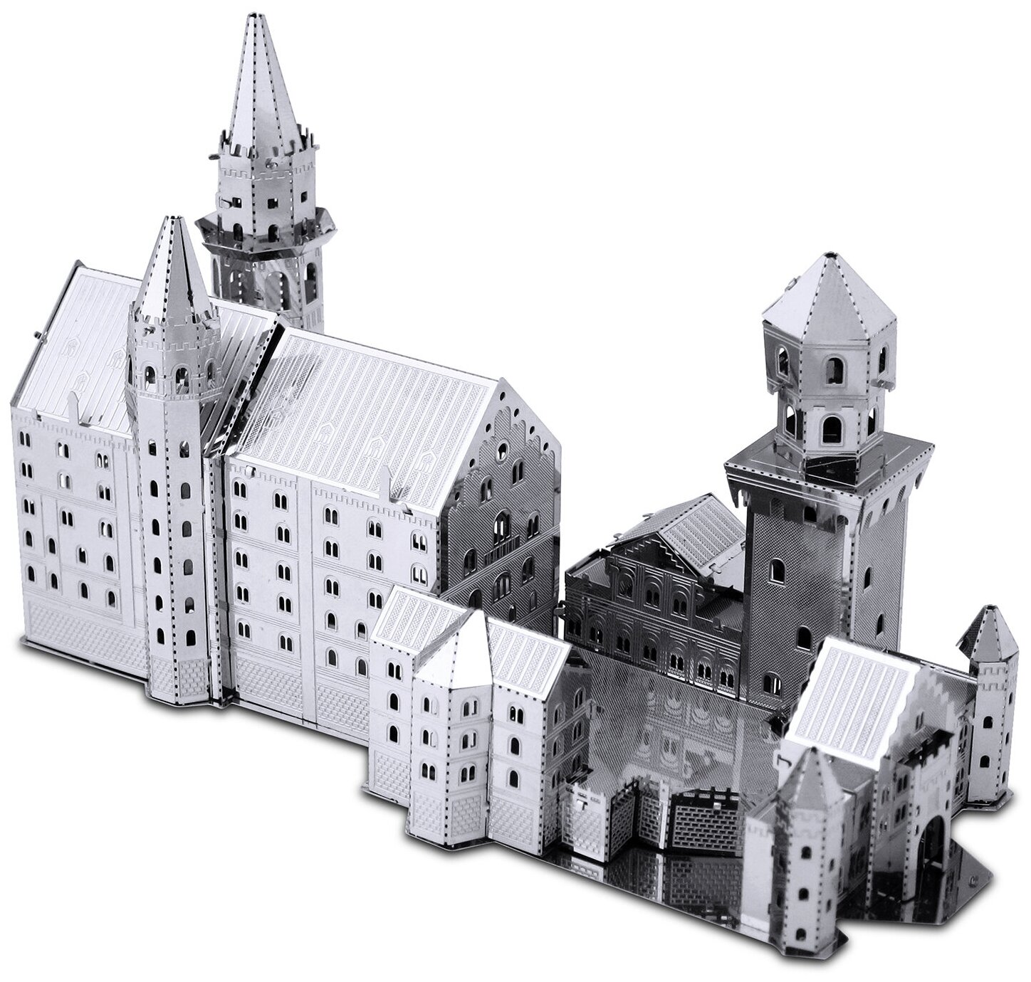 Металлический 3D конструктор, замок Neuschwanstein, М.1:160