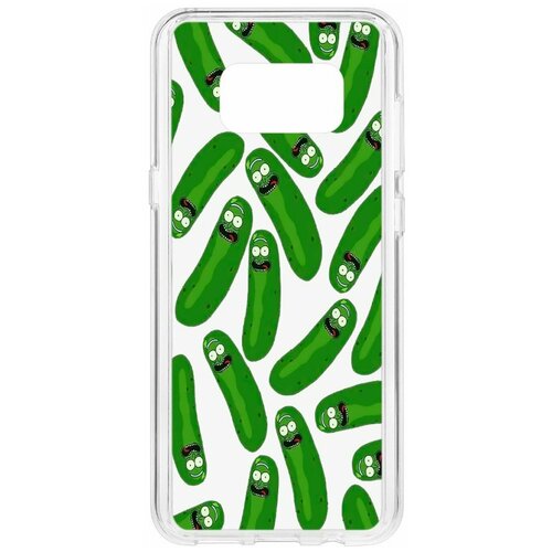 фото Чехол на samsung galaxy s8 plus kruche print огурчик рик / чехол для samsung / чехол с рисунком / чехол с принтом / чехол для самсунг / чехол для самсунг / бампер на гелакси / чехол накладка для гэлэкси / противоударная накладка для samsung galaxy / защита для galaxy / защита на samsung / cиликоновый чехол для samaung galaxy / пластиковый чехол на самсунг / защитный чехол для самсунг / чехольчик / защита телефона / ударопрочный чехол / галакси кruче