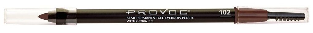 Provoc Eye Brow Liner 102 Seductive Полуперм. гелевый карандаш для бровей (коричневый), 1,2 г