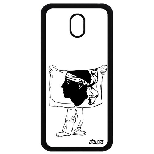 фото Красивый чехол на мобильный // samsung galaxy j5 2017 // "флаг корсики с руками" стиль государственный, utaupia, белый