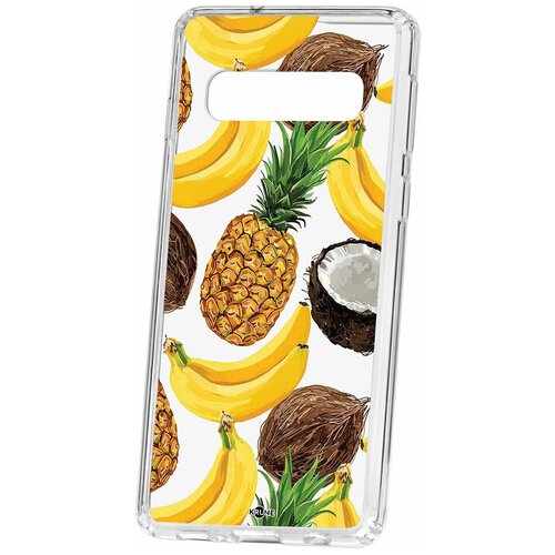 фото Чехол на samsung galaxy s10 kruche print тропический микс / чехол для samsung / чехол с рисунком / чехол с принтом / чехол для самсунг / чехол для самсунг / бампер на гелакси / чехол накладка для гэлэкси / противоударная накладка для samsung galaxy / защита для galaxy / защита на samsung / cиликоновый чехол для samaung galaxy / пластиковый чехол на самсунг / защитный чехол для самсунг / чехольчик / защита телефона / ударопрочный чехол / галакси кruче