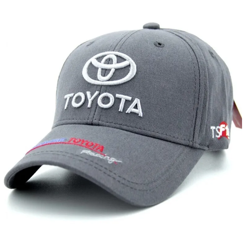 Бейсболка TOYOTA Мужская бейсболка Toyota/кепка Toyota/мужская кепка ТОЙОТА, размер универсальный6, серый