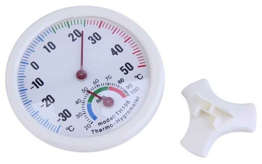 Механический термометр с гигрометром TH108