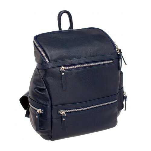фото Женский кожаный рюкзак lakestone 91244/db синий