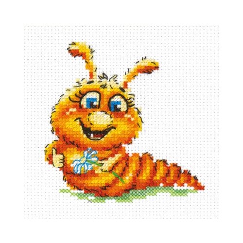 фото Набор для вышивания чудесная игла №082 18-70 буду бабочкой! 9х9 см 9 х 9 см 3 шт.