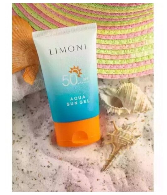 LIMONI Солнцезащитный крем-гель для лица и тела увлажняющий SPF 50+, Корея 50 мл - фотография № 10