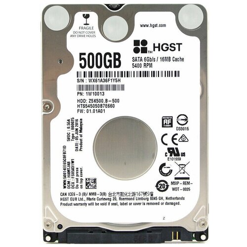 500 ГБ Внутренний жесткий диск HGST Travelstar Z5K500. B