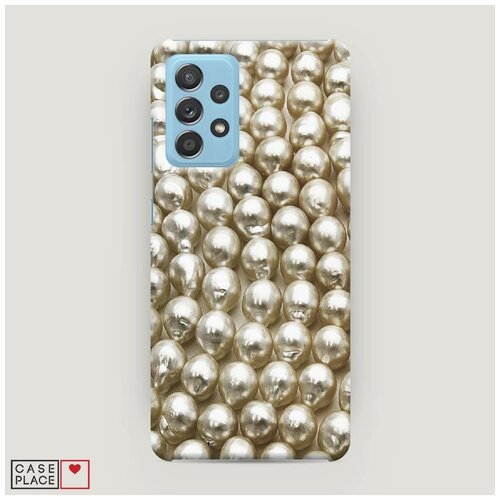 фото Чехол пластиковый samsung galaxy a52 жемчуг case place