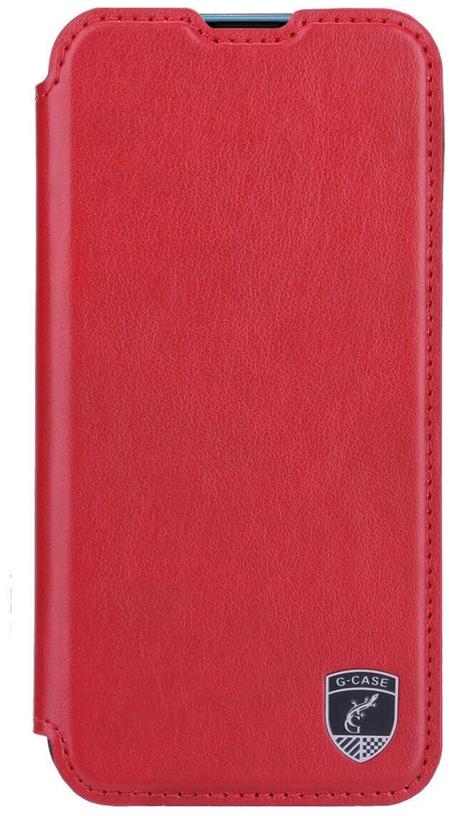 Чехол книжка для Apple iPhone 13 mini, G-Case Slim Premium, красный